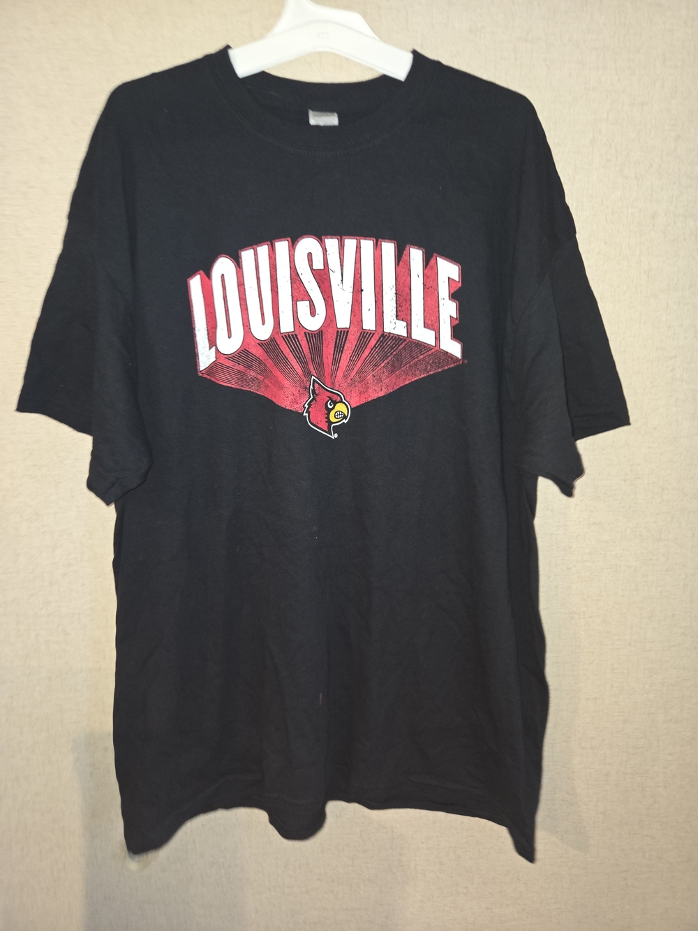 Louisville Graphic Short Sleeve Crewneck T-Shirt - Black & Red Accent